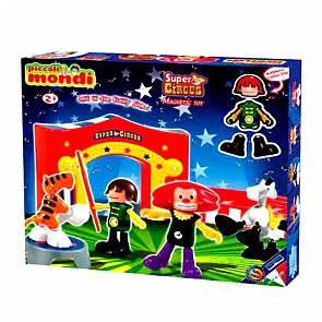 Магнитный конструктор Plastwood Piccoli Mondi Super Circus Playset (Plastwood, PLA-0533)
